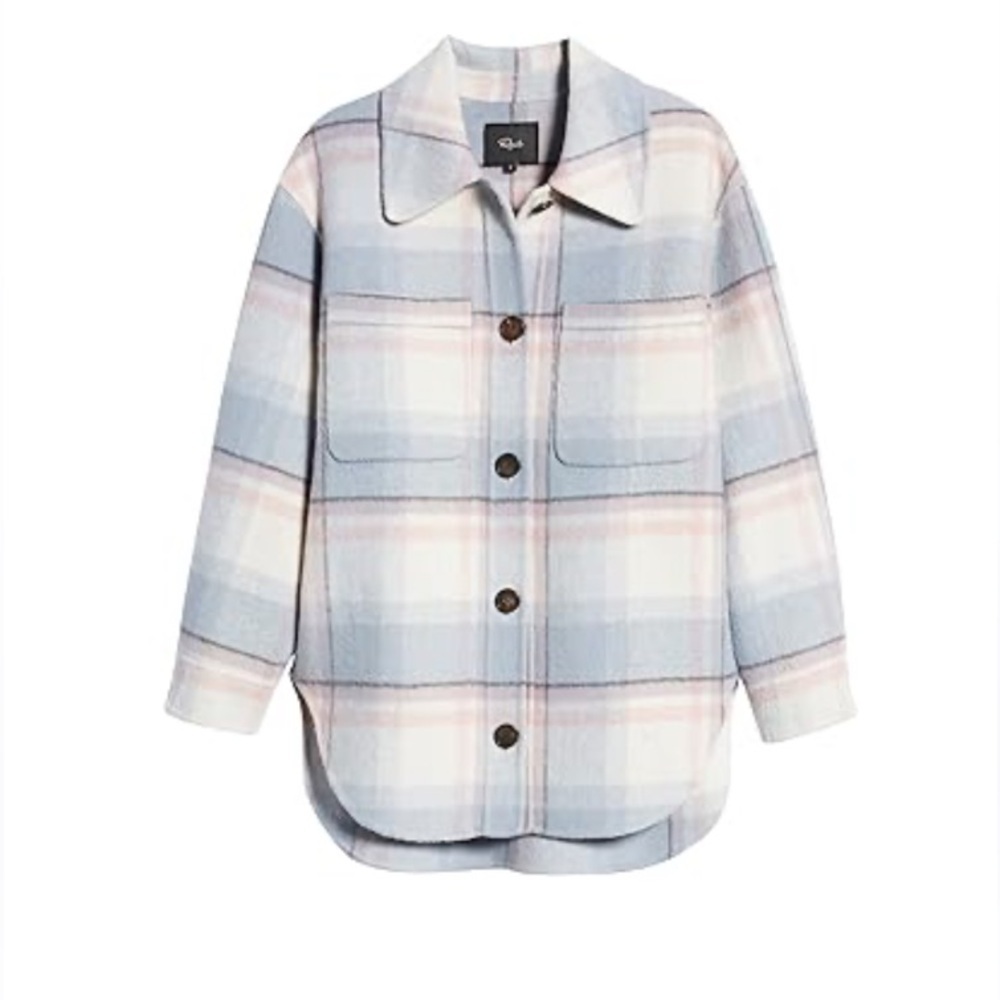 Rails Connie Plaid Wool Blend Shirt Jacket